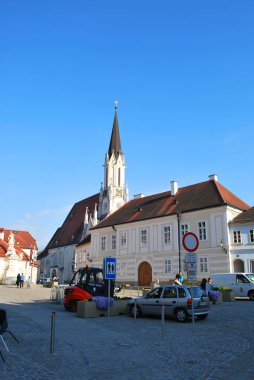 Melk, Aşağı Avusturya, Avusturya - 22 Nisan 2019: Stadtfarrkir