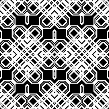 kesintisiz tek renkli geometrik desen tasarım