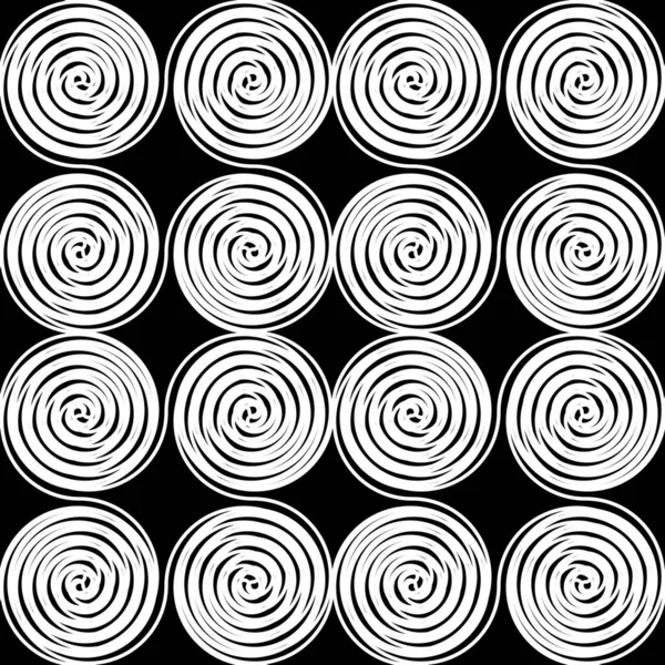 Design padrão espiral sem costura — Vetor de Stock