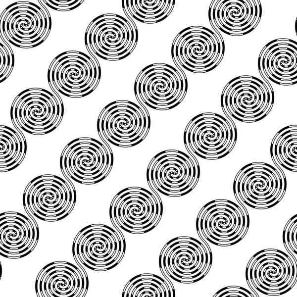 Design seamless spiral pattern — Stock Vector