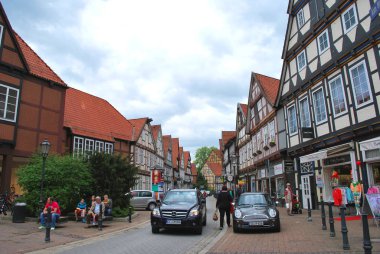 Celle, Lower Saxony, Almanya-10 Mayıs 2013: onun