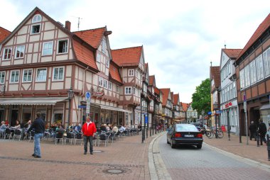 Celle, Lower Saxony, Almanya-10 Mayıs 2013: onun