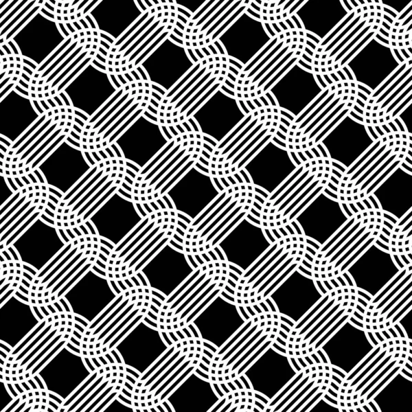 Design padrão de grade monocromática sem costura —  Vetores de Stock
