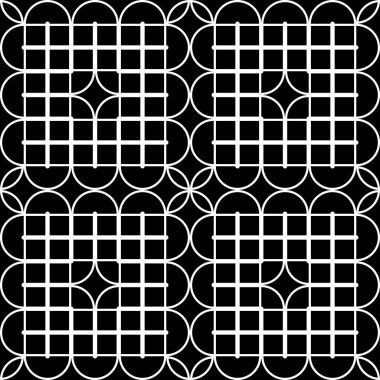 kesintisiz tek renkli geometrik desen tasarım