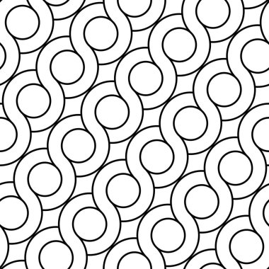 Sorunsuz sarmal bükülmüş desen tasarım