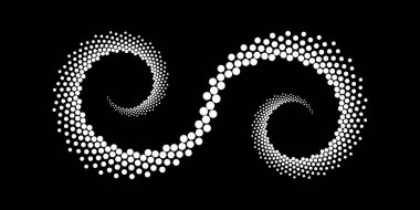 Tasarım sarmal noktalar zemin