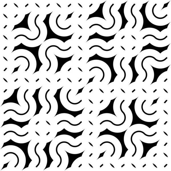 Design seamless monochrome zigzag pattern — Stock Vector