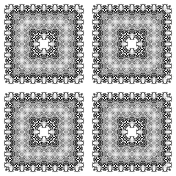 Design senza soluzione di continuità modello griglia monocromatica — Vettoriale Stock