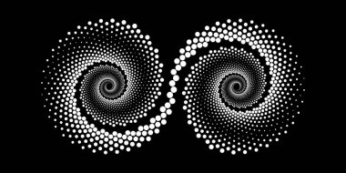 Tasarım sarmal noktalar zemin