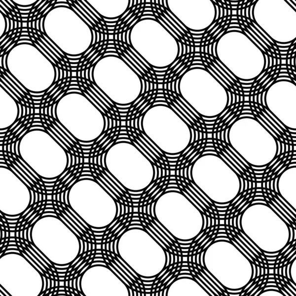 Design senza soluzione di continuità modello griglia monocromatica — Vettoriale Stock