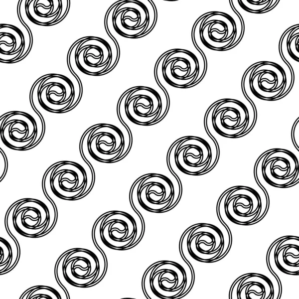Design seamless spiral pattern — Stock Vector