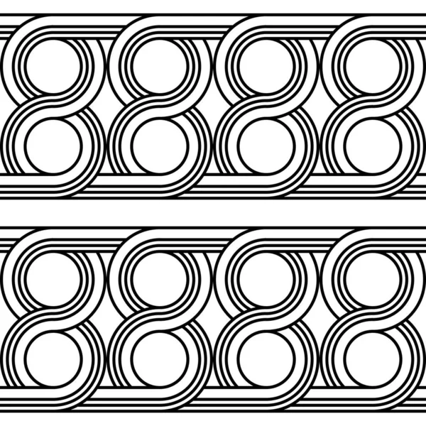 Vzor bezešvé geometrické konstrukce — Stockový vektor