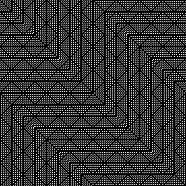 kesintisiz tek renkli geometrik desen tasarım