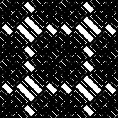 kesintisiz tek renkli geometrik desen tasarım