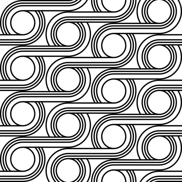 Diseño inconsútil patrón geométrico — Vector de stock