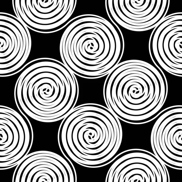 Diseño de patrón espiral sin costuras — Vector de stock