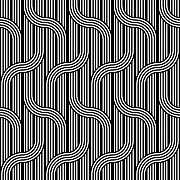 Modèle d'ondulation sans couture design — Image vectorielle