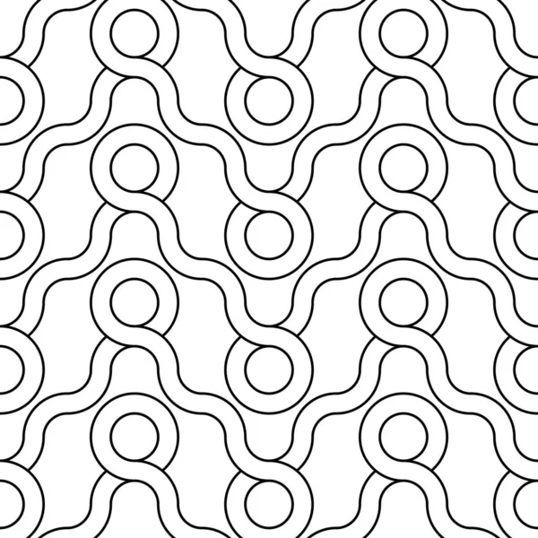 Diseño inconsútil patrón geométrico — Archivo Imágenes Vectoriales