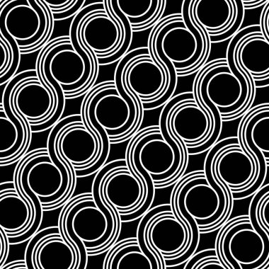 Sorunsuz sarmal bükülmüş desen tasarım