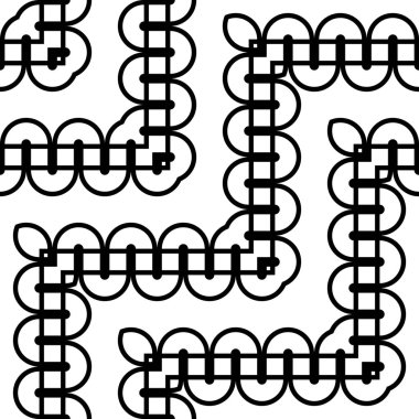 kesintisiz tek renkli ızgara desen tasarım