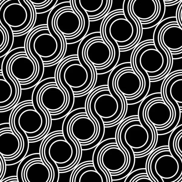 Design seamless spiral twisted pattern — Stock Vector