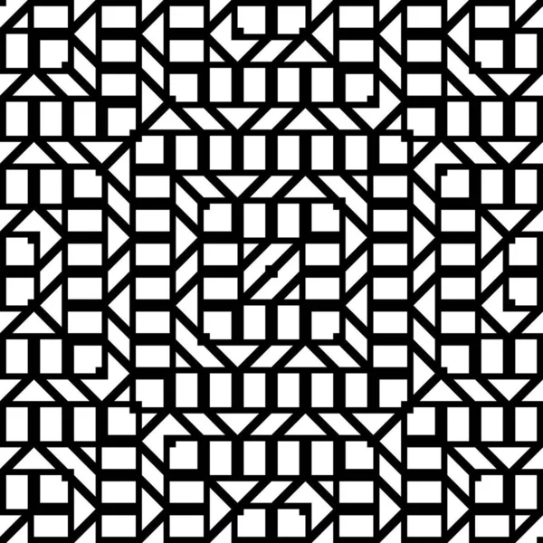 Design seamless monochrome grating pattern — Stock Vector