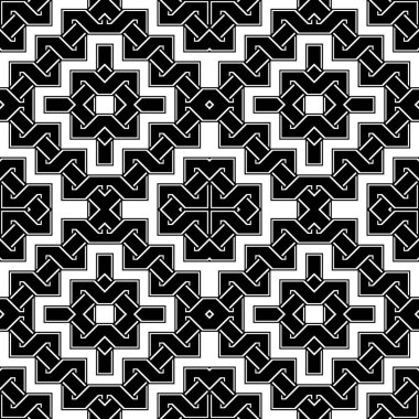 kesintisiz tek renkli geometrik desen tasarım