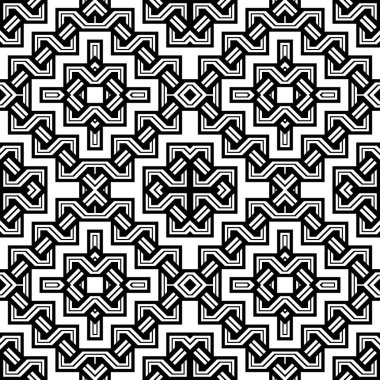 kesintisiz tek renkli geometrik desen tasarım