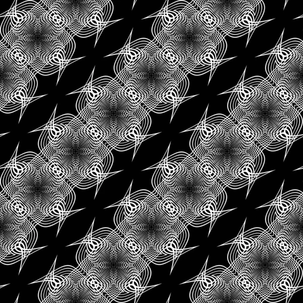 Design seamless monochrome grid pattern — Stock Vector