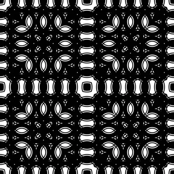 Design seamless monochrome tiled pattern — Stock Vector