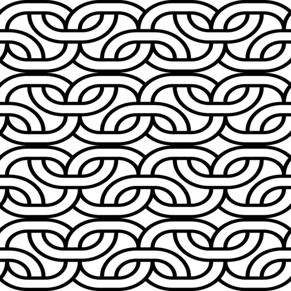 Conception sans couture motif zigzag monochrome — Image vectorielle