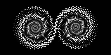 Tasarım sarmal noktalar zemin