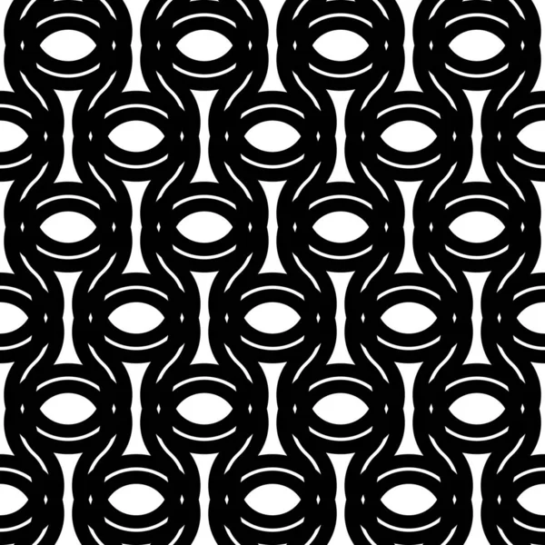 Design seamless monochrome decorative pattern — Stock Vector