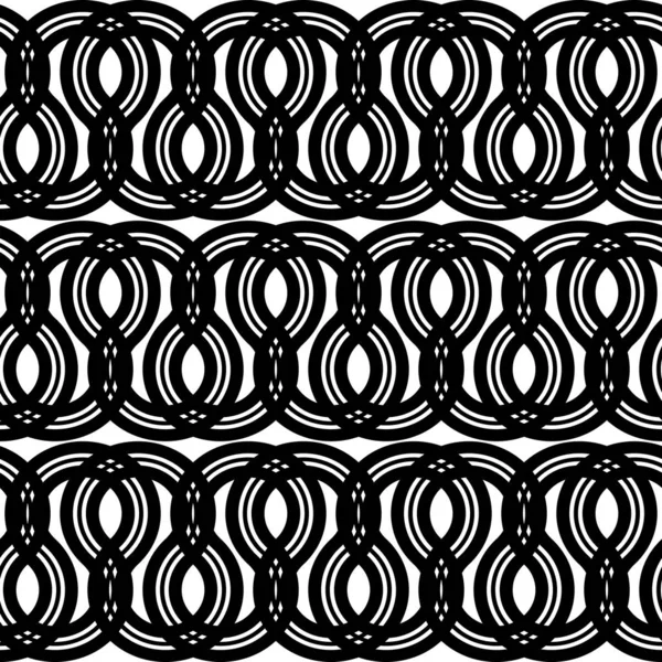 Design senza soluzione di continuità modello a zig-zag monocromatico — Vettoriale Stock