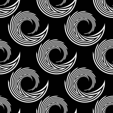 kesintisiz tek renkli sarmal hareket desen tasarım