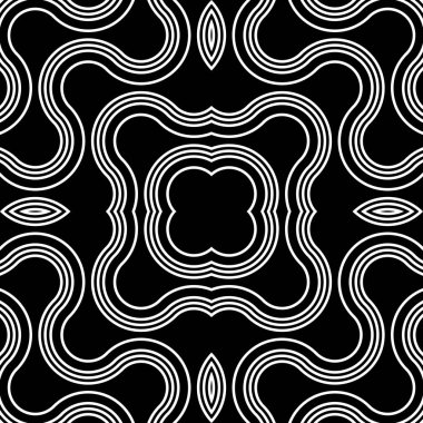 kesintisiz tek renkli dekoratif desen tasarım