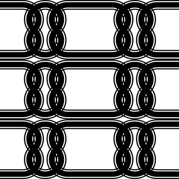 Design seamless monochrome grating pattern — Stock Vector