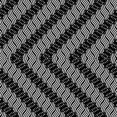 Sorunsuz tek renkli zikzak desen tasarım