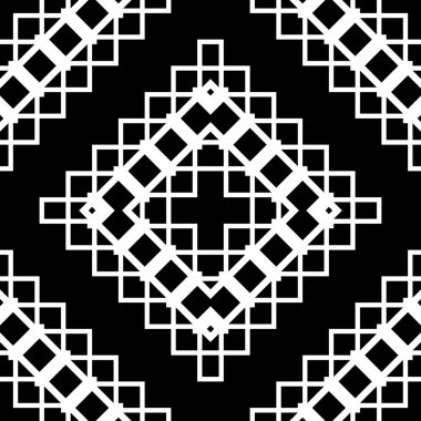 kesintisiz tek renkli geometrik desen tasarım