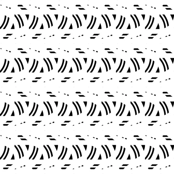 Diseño inconsútil patrón entrelazado monocromo — Vector de stock