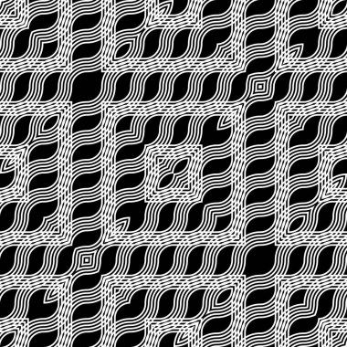 Kusursuz tek renkli ızgara deseni tasarla. Soyut kare arkaplan. Vektör sanatı