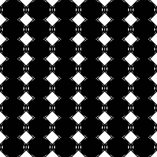 シームレスな格子パターンを設計します 抽象モノクローム幾何学的背景 ベクトルアート — ストックベクタ
