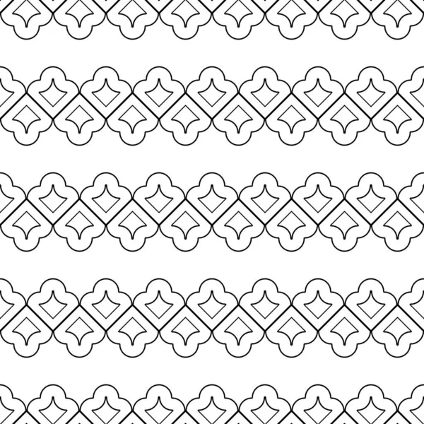 Modèle Zigzag Sans Couture Conception Fond Grille Monochrome Abstrait Art — Image vectorielle