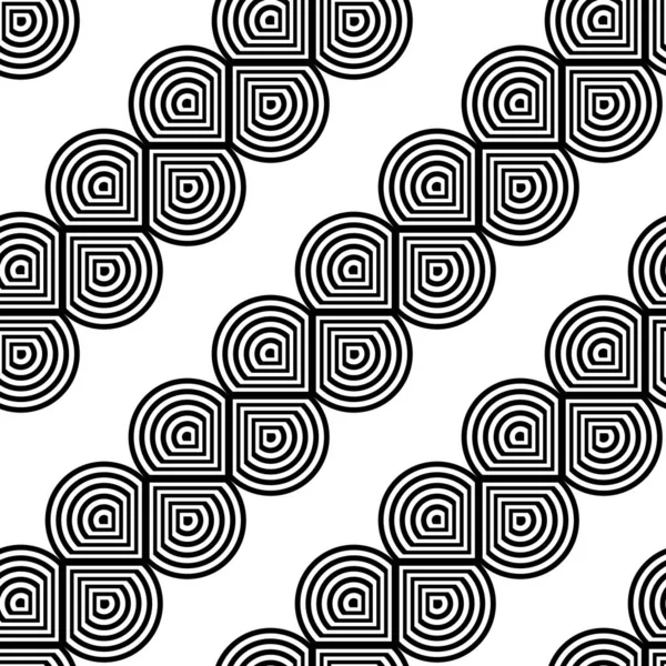 Diseña Patrón Zigzag Sin Costuras Fondo Encaje Monocromo Abstracto Arte — Archivo Imágenes Vectoriales