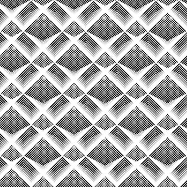 Kusursuz tek renkli dekoratif desen tasarla. Soyut çizgiler dokulu arkaplan. Vektör sanatı. Eğim yok