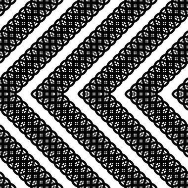 Kusursuz tek renkli ızgara zigzag deseni tasarla. Soyut arkaplan. Vektör sanatı