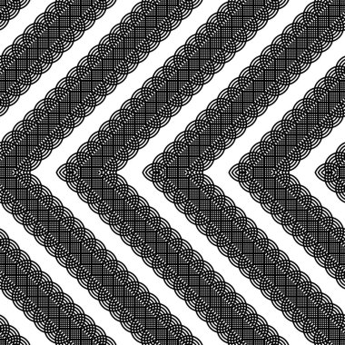 Kusursuz tek renkli ızgara zigzag deseni tasarla. Soyut arkaplan. Vektör sanatı