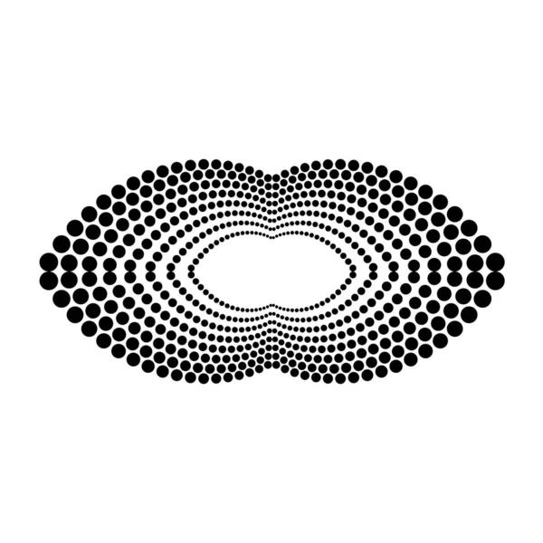 Σχέδιο Κουκκίδες Φόντο Αφηρημένο Μονόχρωμο Διακοσμητικό Φόντο Εικονογράφηση Διανυσματικής Τέχνης — Διανυσματικό Αρχείο