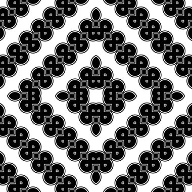 Kusursuz monokrom zigzag dekoratif desen tasarla. Soyut elmas arkaplan. Vektör sanatı