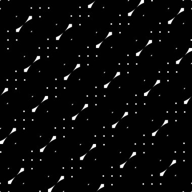 Dekoratif desenli tasarım. Soyut monokrom rendeleme arka planı. Vektör sanatı